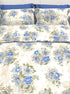 Carmel King 100% Cotton Satin King Size Bedsheet with 2 Pillow Covers - Extra Soft - 220 TC Satin Weave - 1